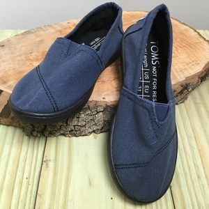 TOMS Blue Canvas Youth Size T13